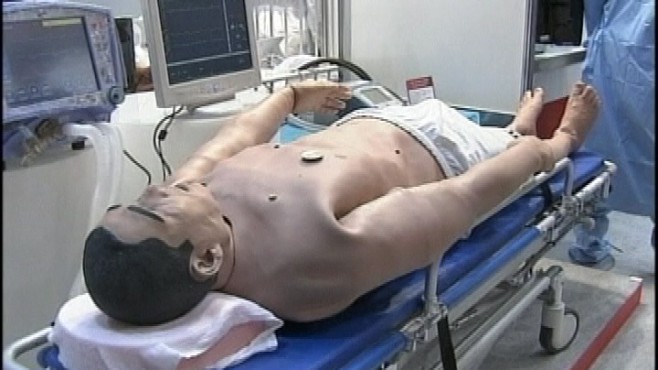 ربات شبیه ساز انسان آنفلوانزای h1n1