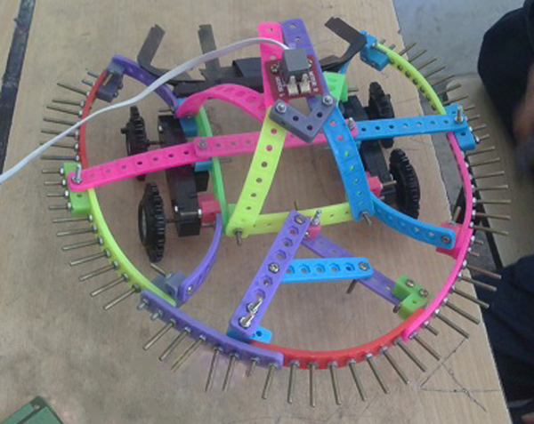 ربات جنگجو سیستم دفاعی پیچ