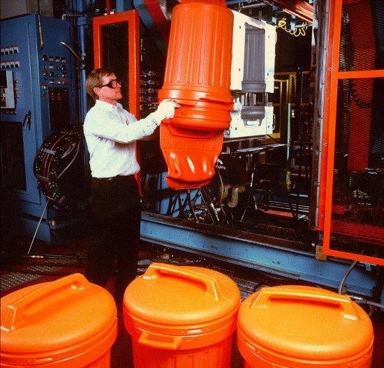 سطل زباله قالب دمشی